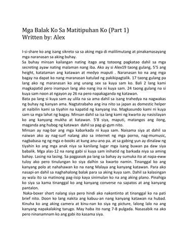 kwentong kalibugan|Sikreto (Part 1) .